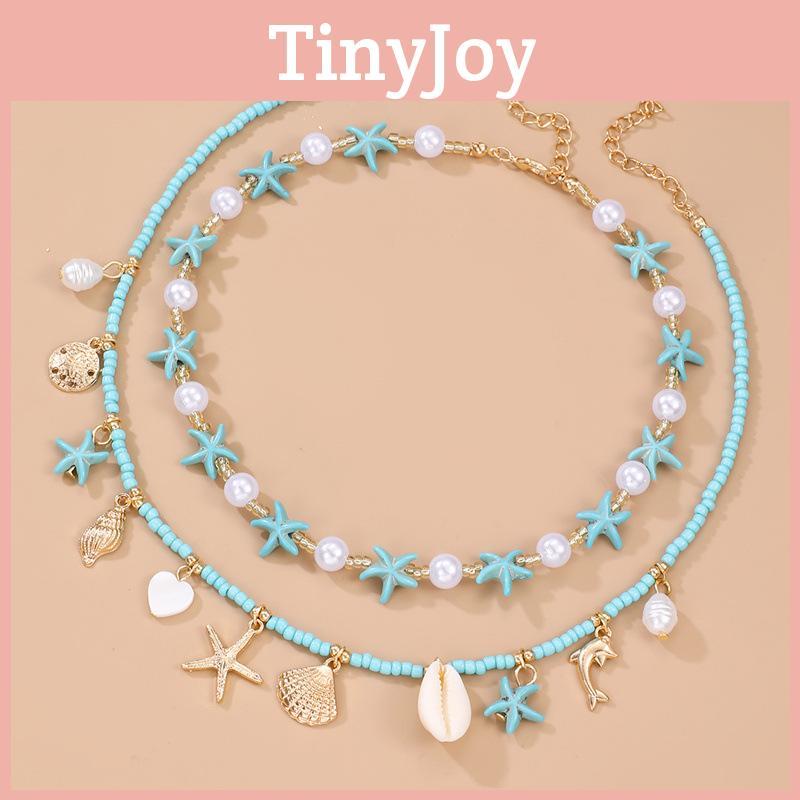 Bohemisk Strandstil Hjärthänge Halsband Med Geometrisk Design För Kvinnor Sommar Mode