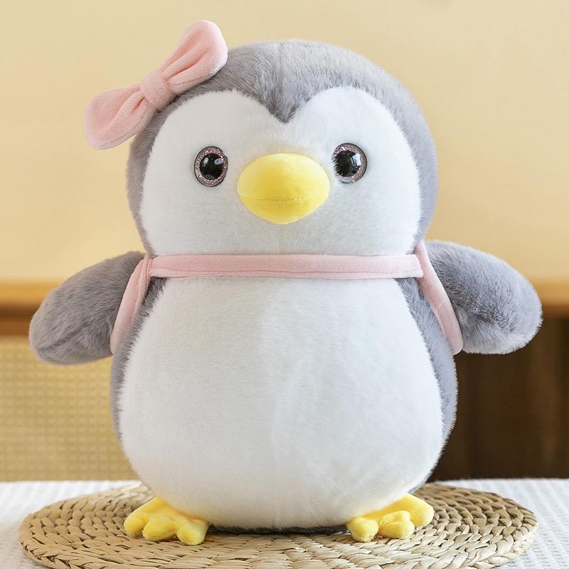 

25см Мультяшная Пара Животных Пингвин Кукла Мягкий Толстый Пингвин Плюшевые Игрушки Мягкая Милая Девочка Рождественский Подарок на День Рождения