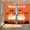 2D FLAT PRINTING 2pcs Curtains (Without Rod) Halloween Ghosts and Pumpkins April Fools Is Day Festival Popular Curtains&Drapes