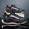 New Men's Shoes Mesh Breathable Sneakers Fashion Trendy Shoes Casual Students Rotating Buttons Running Shoes Men's