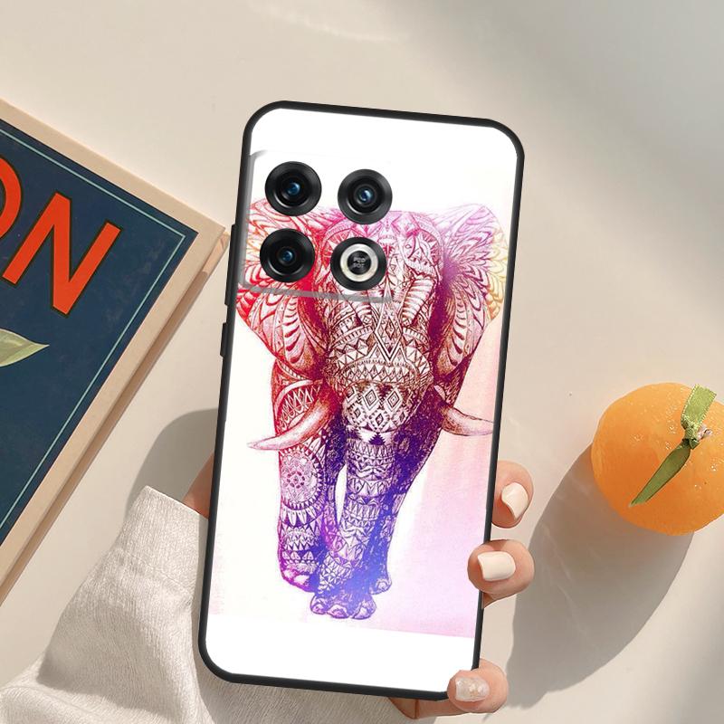 

Elephant Floral Tribal Case For OnePlus Nord 5 CE 2 3 4 Lite N20 N30 OnePlus 15 13 12 11 13T 10T 10R 12R 13R Cover OnePlus 10Pro