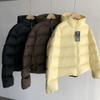 Short High-waisted Bread Jacket Down Jacket Women's Hooded Thickened Warm High-end Fluffy White Duck Down Jacket New
