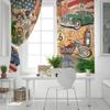 Bedroom Kitchen Curtain Vintage Classic Antique Car Retro Window Curtains for Living Room Decorative Items
