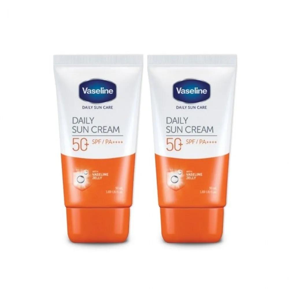 Vaseline (Daily) Sunscreen 50ml - 2 Bottles Sunscreen Daily Sunscreen UV Protection Sunblock SPF50+ PA+