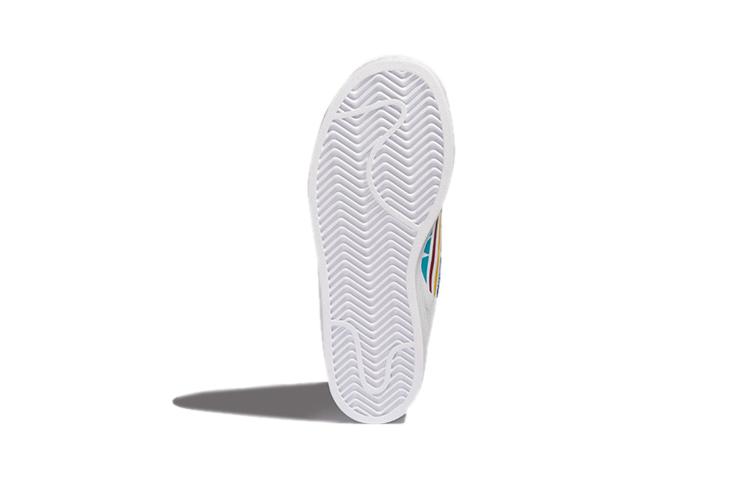 Adidas Superstar Pure J 'Colorful Trefoil - Cloud White'