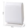 Narrow Trash Can Bathroom Toilet Brush Waste Bin Bucket Garbage Bag Dispenser