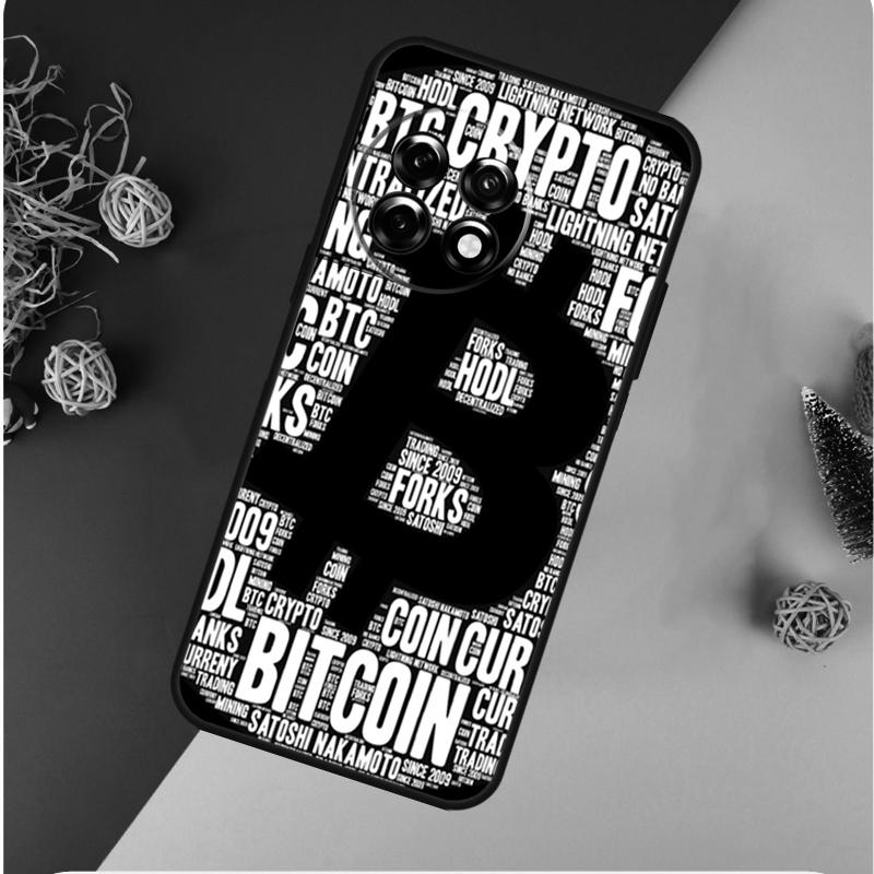 Bitcoin BTC For OnePlus Nord 4 CE 3 2 Lite N20 N30 9 10 Pro 8T 9RT 10T 10R 13R 12R 11 12 13 Phone Case