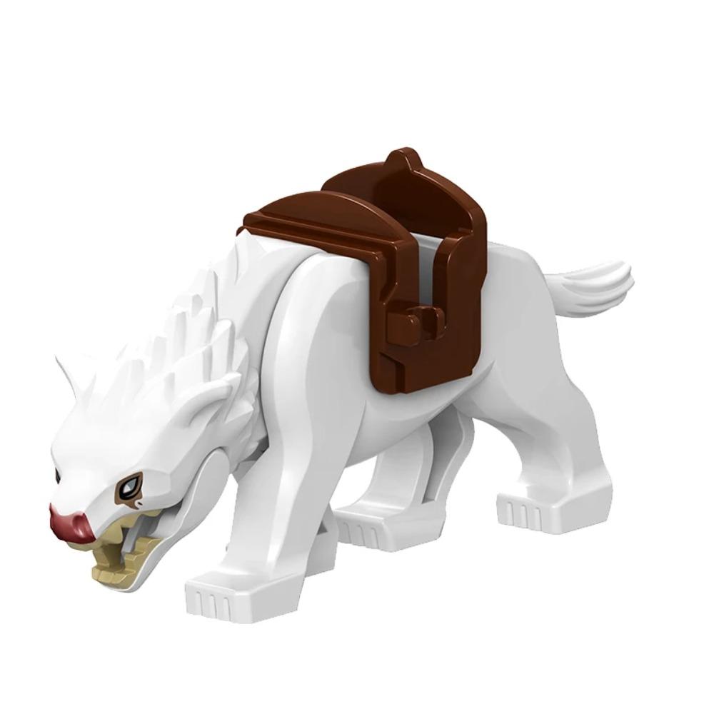 Animal Building Blocks City Small Large Ornaments Panda Dog Sheep Pig Cow Zoo Deer Mount Crocodile Tiger Wolf Eagle Boy Gift Toy
