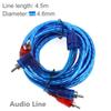 Amplifier Installation Kit, Car Audio Wire Wiring Amplifier Subwoofer Installation Kit, Speaker Cables Car Power Cord with Fuse Holder