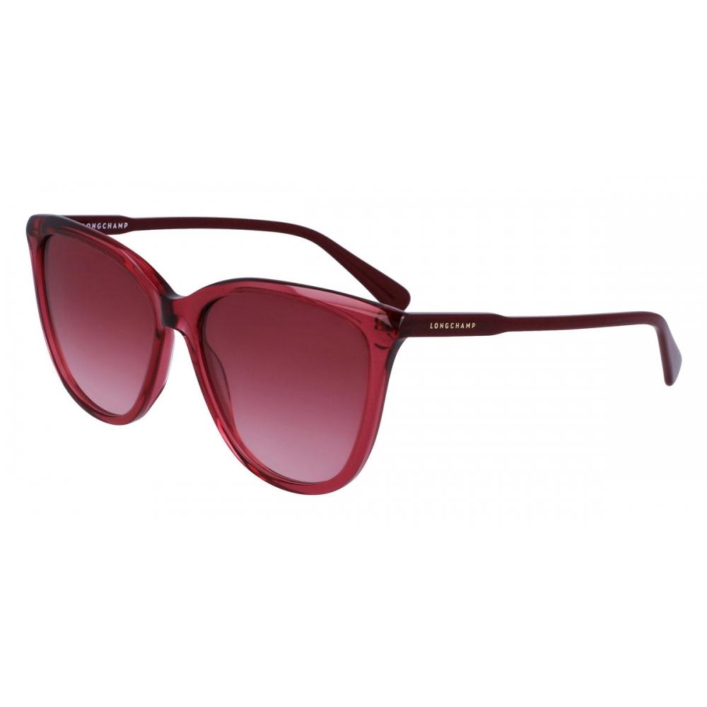 

Longchamp Women s 56 mm Red Sunglasses LO718S 601 burgundy