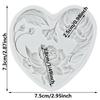 Heart Silicone Molds Love Heart Rose Flower Fondant Mold Relief Flower Mold Cake Decorating Tools Cupcake Topper Candy Chocolate Gumpaste Mold