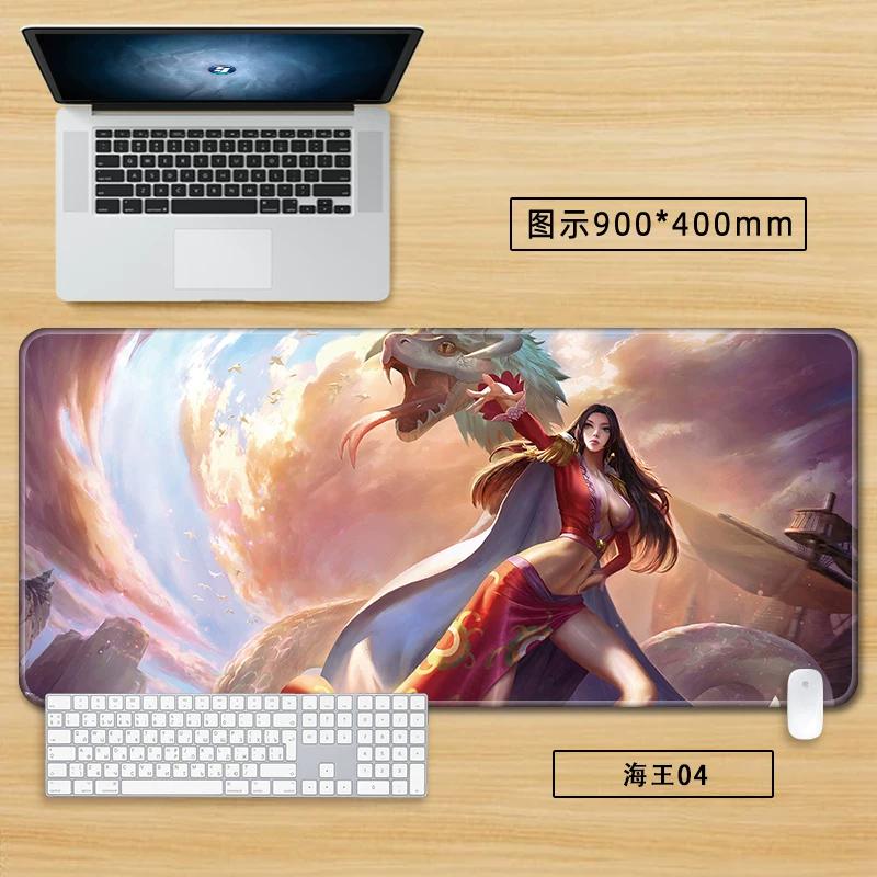 Anime Merchandise ONE PIECE Office Mouse Pad Oversized Boys Nautical King Animation Game Roronoa Zoro Computer Keyboard Cute Large Desktop Table Mat