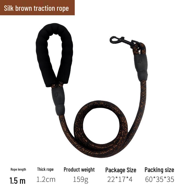 Reflective Anti-Shock Dog Leash for Medium & Large Breeds - All-Season Use