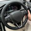 Leather Round Car Steering Wheel Cover Flat-Bottom Breathable Comfortable Feel Steering Wheel Cover D-type Steering Accessories