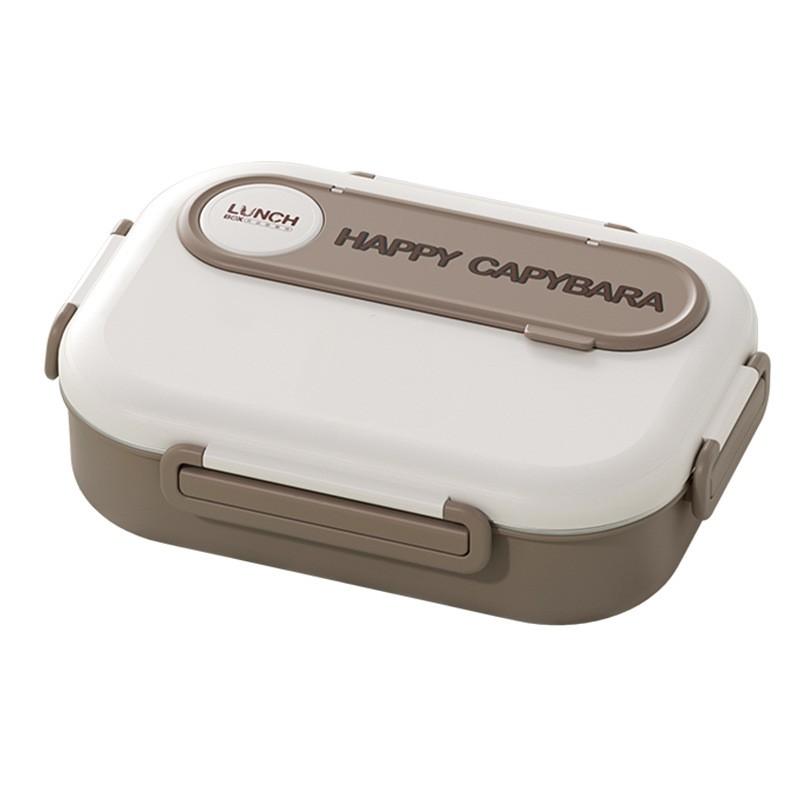 Stainless Steel Insulated Lunch Box With Microwave Safe Compartment Design Office Workers Students