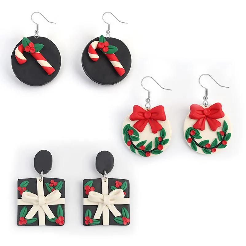 Non-Toxic Non-Sticky Polymer Clay Earring Kit Art DIY Oven Bake Modeling with 8 Clay Tools and Accessories Gift for Kids Adults