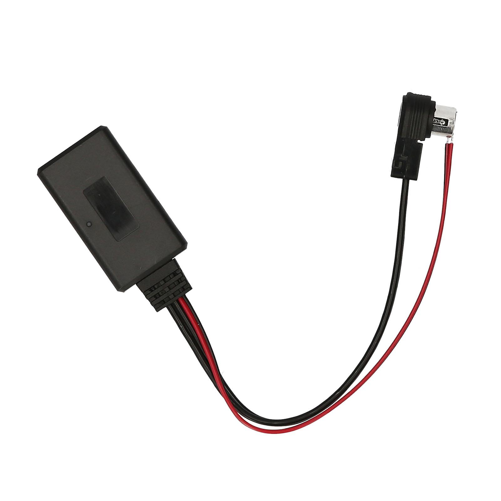 Car Radio 5.0 -in Adapter21b iliary Wiring Harness Plug Replacement AI-net Connect Module Red Telephone Paste for Car Music