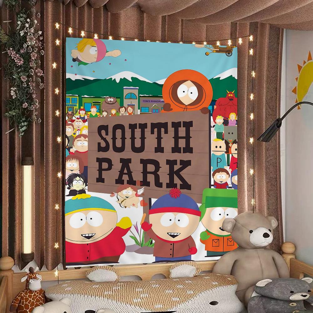 CartoonSouthparkS Cartoon Tapestry Wall Hanging Decoration Household Home Decor