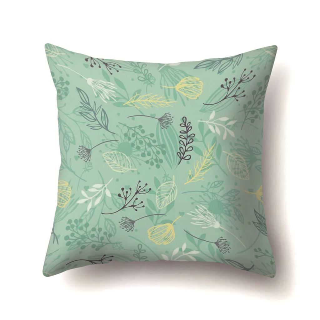 Green Cushion Cover Nordic Spring Pillow Cover Fashion Pillow Cover Living Room Office Pillow Sofa Cushion Car Seat