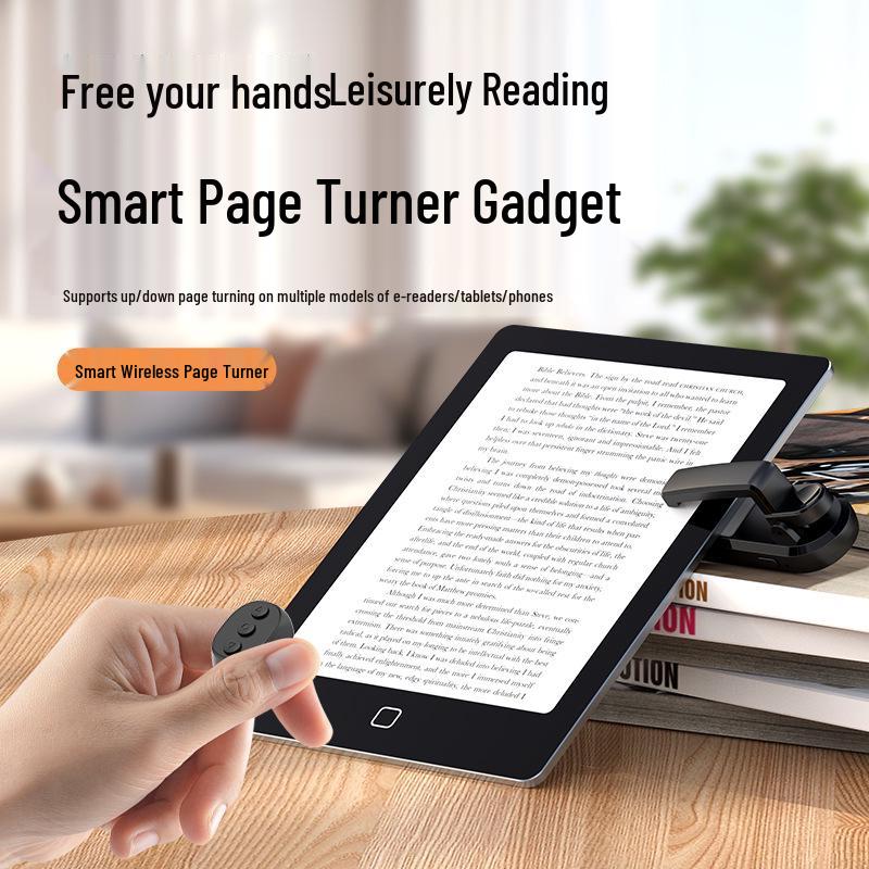 2025 Popular Smart Wireless Page Turner for Kindle & Other Reading Devices