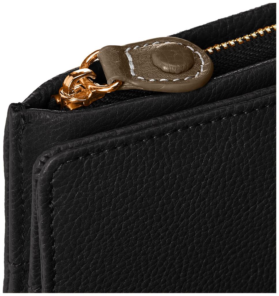 [Peeks Peak] Billfold Long Wallet, Black
