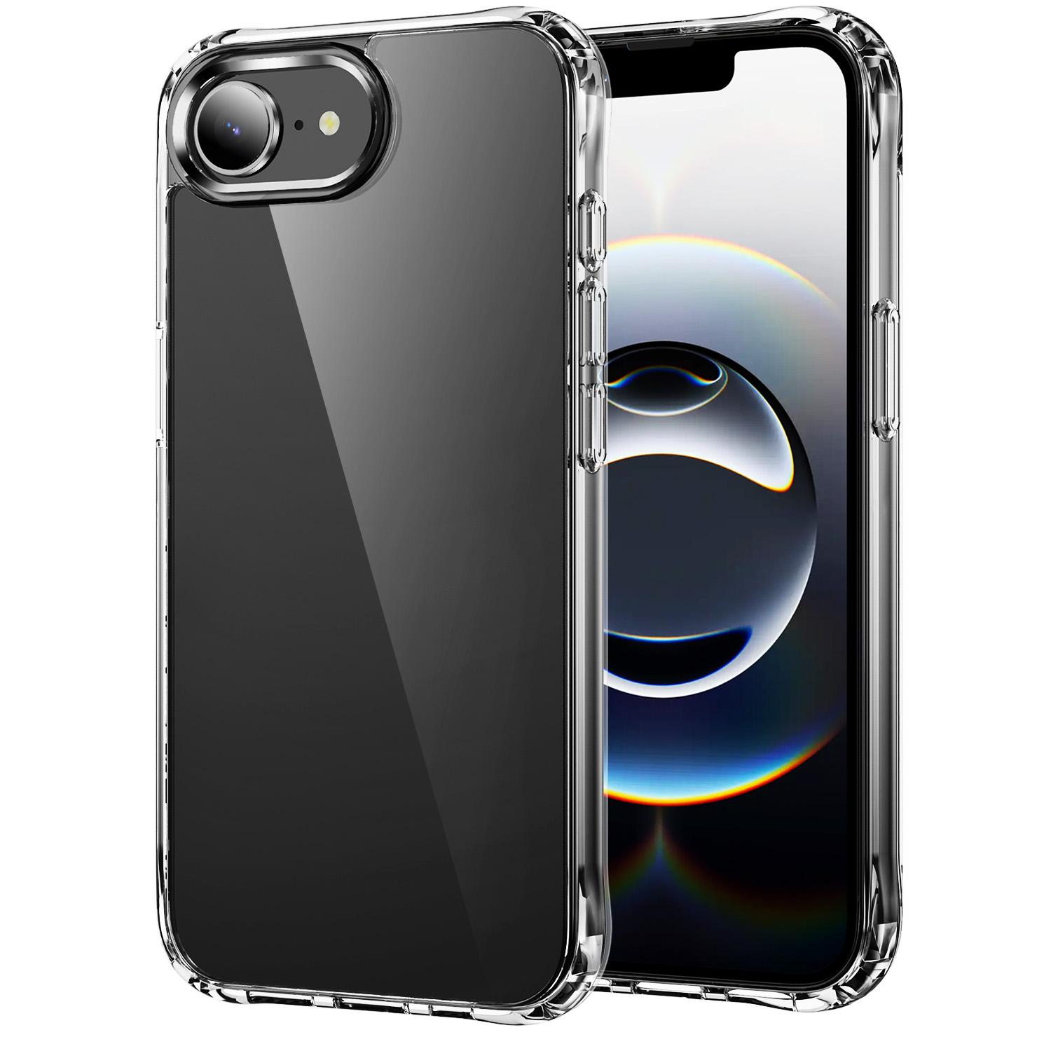 

Shockproof Clear Transparent Case For iPhone 17 Air 16 Plus 15 pro max All Series, Anti-Yellowing Air-Guard Corners Full Wrap Protective Phone Shell iPhone 15 Pro Max
