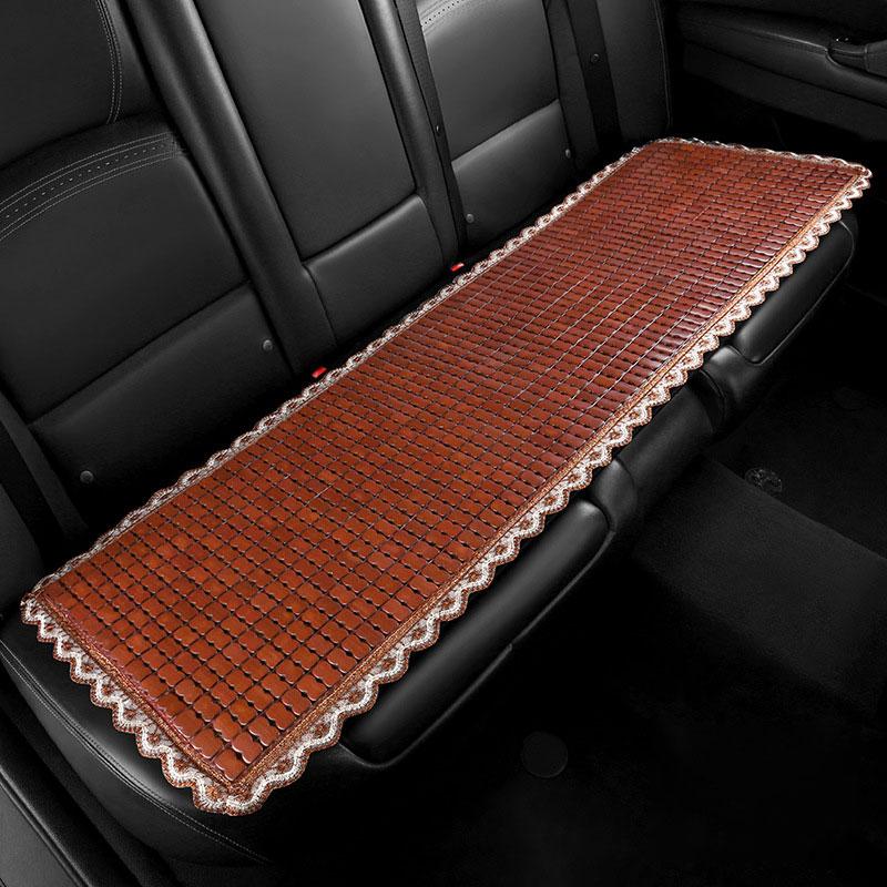 Summer Cool Bamboo Cushion Car Seat Cover Natural Bamboo   Square Mat Single Piece Massage Breathable Environmental Waterproof