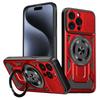 For iPhone 15 Pro Max Case Compatible with MagSafe Rotating Kickstand TPU+PC Phone Cover