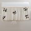 1Pc INS Cute Plush Doll Deco Windbreak Curtain for Air Conditioner Summer Cover Prevent Direct Blowing Cloth Bedroom Decoration
