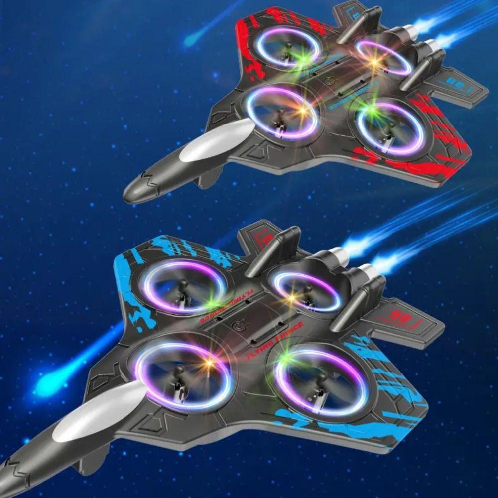 EPP Foam Four Motor Helicopter Toy Gravity Sensing RC Hobby Jet Plane  Kids Toddlers Children