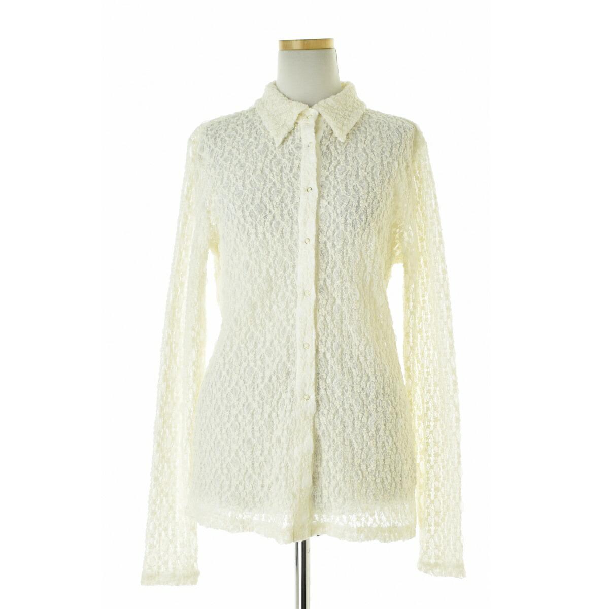 [Used] IENA / IENA 25AW 25070914388030 IENA LA BOUCLE stretch lace shirt long sleeve shirt [cacgafbe-l]