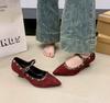 Fashion Korean Shoes Clogs Platform Pointed Toe Shallow Mouth Increas Height Rivets Studs Female Footwear 2025 Creepers New Summer