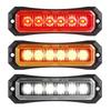 12v/24v Trailer Truck Side Marker Lights 2/4/6 LED Truck Grill Lights Position Lights Sealed Smoked Red LED Lights For Trucks