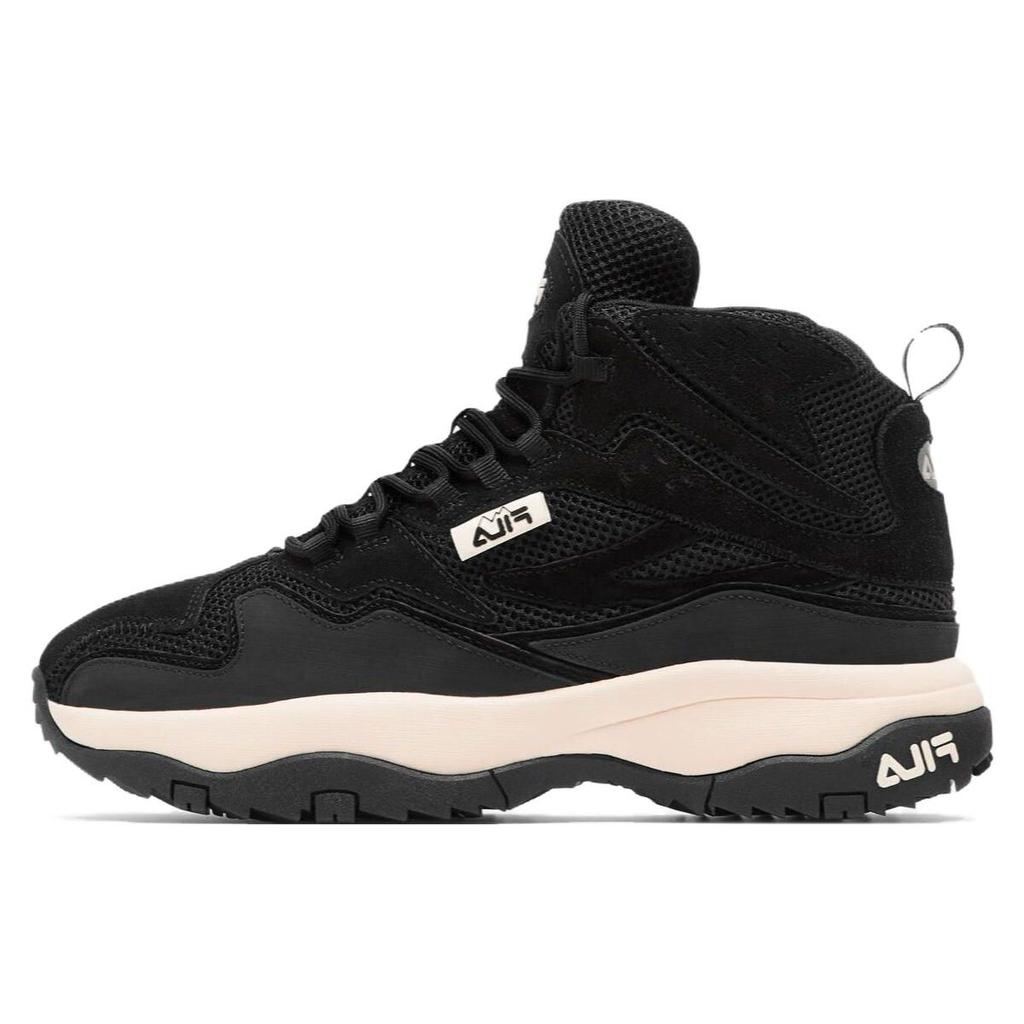 FILA Ranger Series Versatile Trendy Comfortable Durable Breathable Mid-Top Casual Shoes Men Casual Shoes Black 1HM01844-021