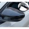 LHD For Ford Focus MK4 2019-2025 Rearview Side Mirror Cover Wing Cap Replacement Exterior Door Rear View Case Trim Carbon Fiber