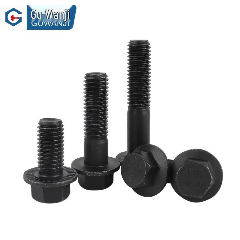 GUWANJI 10.9 Grade Carbon Steel Hex Flange Bolt