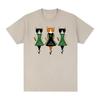 Irische Stepptanz Katzen T-Shirt Hohe Qualität Rundhals Bequeme T-Shirts Sommer Oversized Kleidung Mode Baumwolle Oneck Oberteile