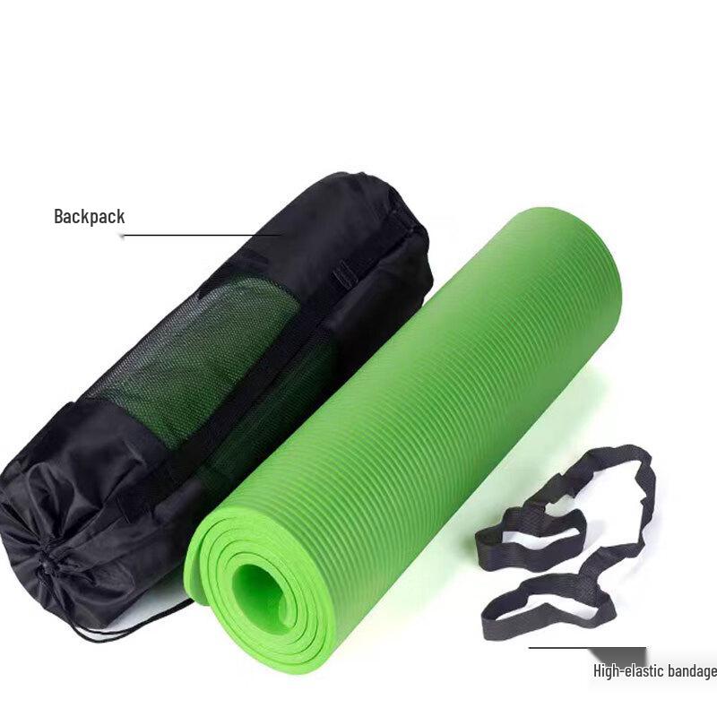 Extra Wide Thick NBR Yoga and Fitness Mat Set