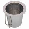 Loose lf t infuser, stainless steel mesh t infuser, metal cup strainer, foldable filter with lid for hanging on tpots, cups, cups