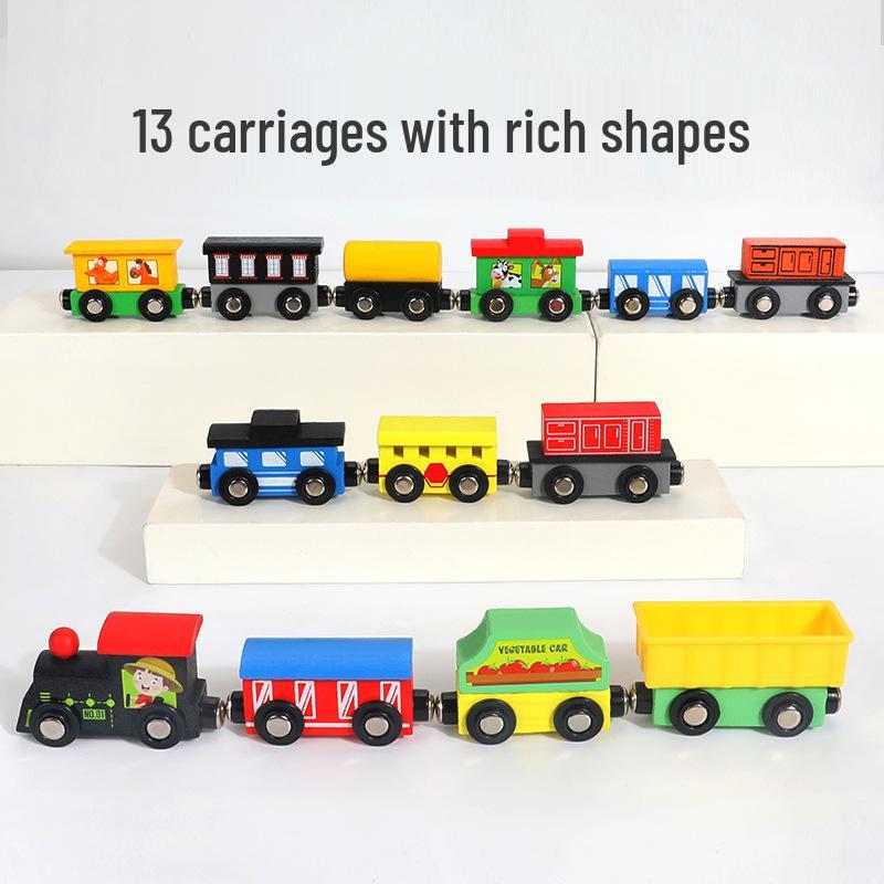 Magnetic Digital Train Toy - Educational Building Blocks for Kids Aged 1-6