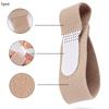 1PairToe Finger Straightener Hammer Tape Corrector Bandage Toe Separator Splint Wraps Foot Care Supplies