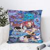 Pop-Cartoon Movie K-Pop Demon Hunters Pillow Case Silky Elegant Comfort Sofa Bed Invisible Zipper Beach Pillowcase