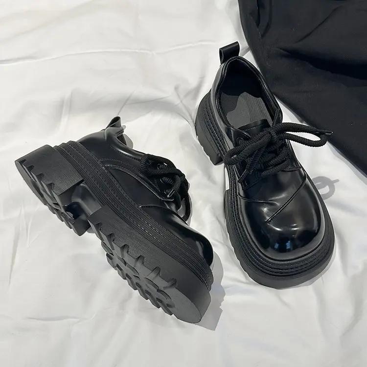 Мода 2024 Нові жіночі лофери Японські туфлі Мері Джейн Жіночі Вінтажні Дівчата Студенти JK Уніформа Лоліта Підбори Платформа Взуття Косплей