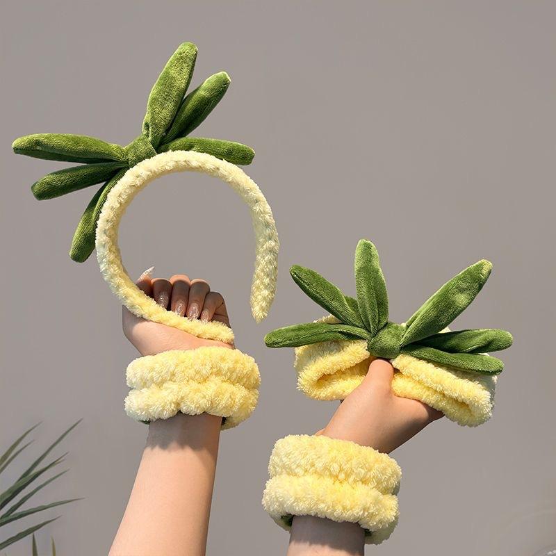 Erdbeer Stirnband Rot Gesicht Waschen Haarbänder Haarreifen Mädchen Dick Niedlich Plüsch Haarbänder Stirnband Mode Haaraccessoires