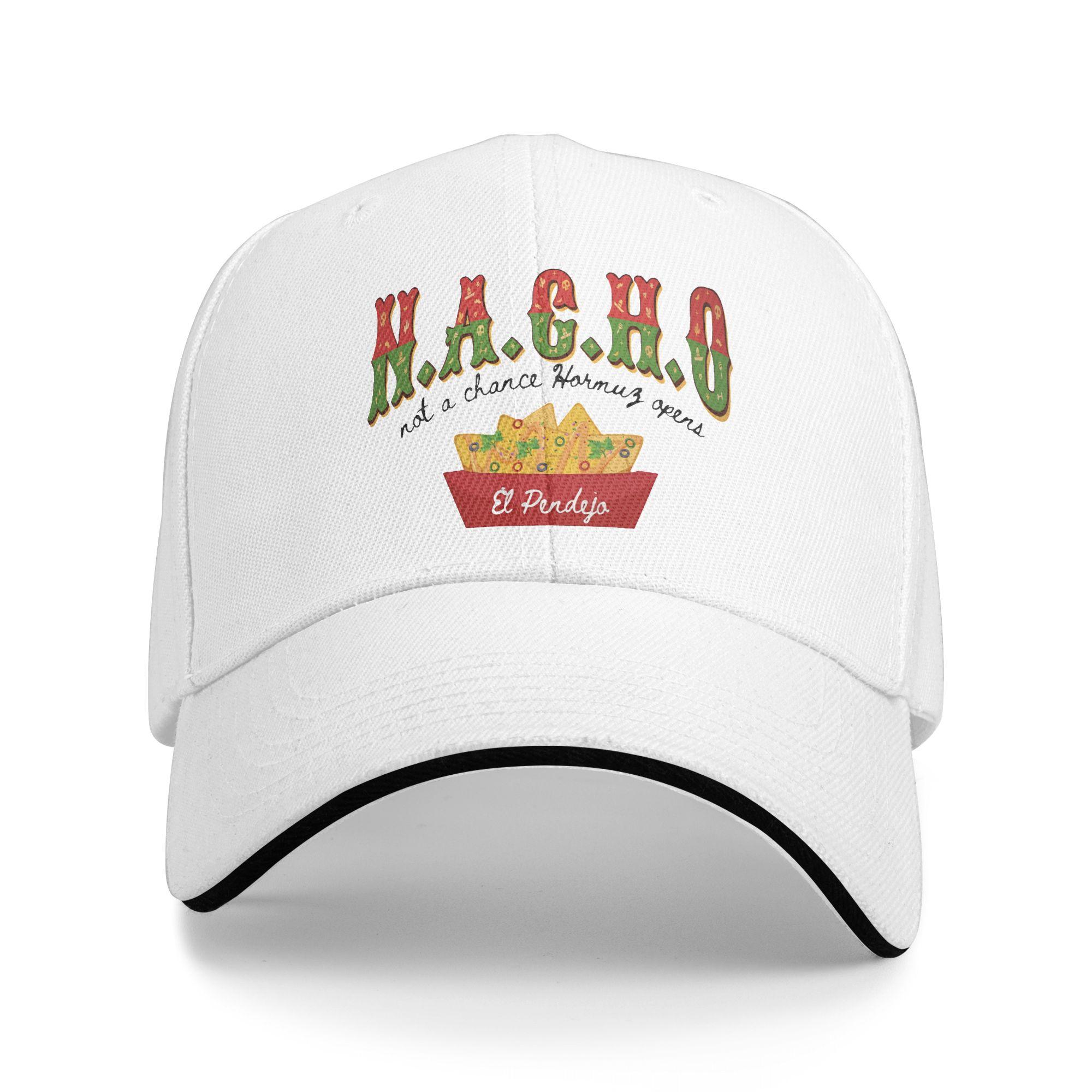 NACHO Not A Chance Hormuz Opens Sandwich Baseball Caps Washed Humorous Satirical Snapback Cap Running Golf Unstructured Soft Hat Adjustable