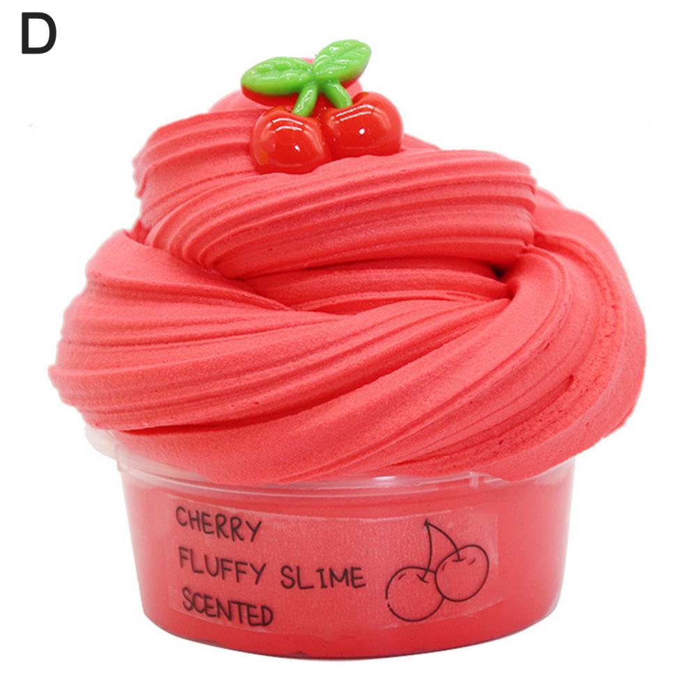 60ml Butter Non-sticky with Charm Super Soft Stress Relief Fruit Cherry Toys  Playsets