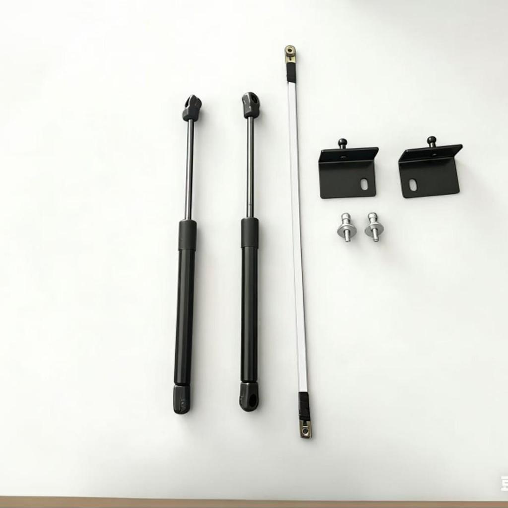 Compatible Hood Gas Spring Support Rods for 06-16 Mitsubishi Pajero