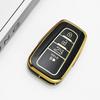 4 Buttons For Toyota Hilux Prius Land Cruiser Prado Corolla Camry Rav4 Chr C-Hr Soft Car Key Case Full Cover Shell Protector
