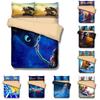 Stylish 3d Bed Sheet Set High Definition Digital Print Modern Minimalist Design
