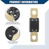 Hihaha High Current Fuse 350A / Audio CD ANM Fuse Bolt-on Fuse for Vehicles, Motorcycles, Boats / Durable Zinc Alloy / Set of 2